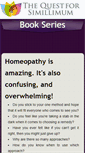 Mobile Screenshot of homeopathy-books.com