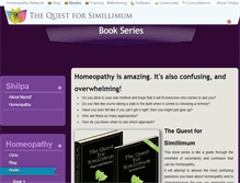 Tablet Screenshot of homeopathy-books.com